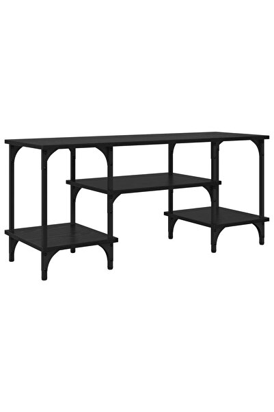 vidaxl Cabinet TV Stejar Negru 102 x 35 x 45,5 cm