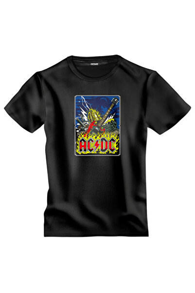OKTANE Tricou rock AC-DC model 16 negru L