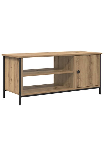 vidaxl Cabinet TV 100 x 40 x 45 cm Stejar Artizanal Lemn prelucrat