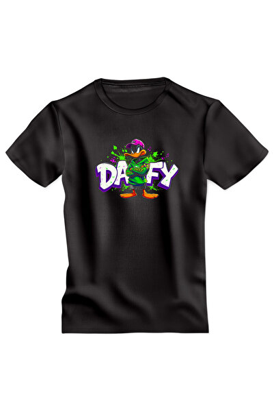 OKTANE Tricou Cartoon model 43 negru L