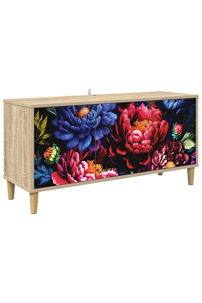 vidaxl Comodă TV KIEL 102 x 33 x 50 cm Lemn prelucrat Sonoma