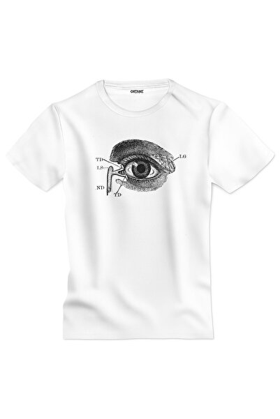 OKTANE Tricou Anatomy model 28 alb L
