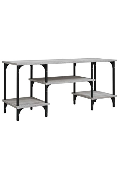 vidaxl Comodă TV, gri sonoma, 102x35x45,5 cm, lemn prelucrat