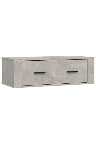 vidaxl Dulap TV suspendat, gri beton, 80x36x25 cm, lemn compozit