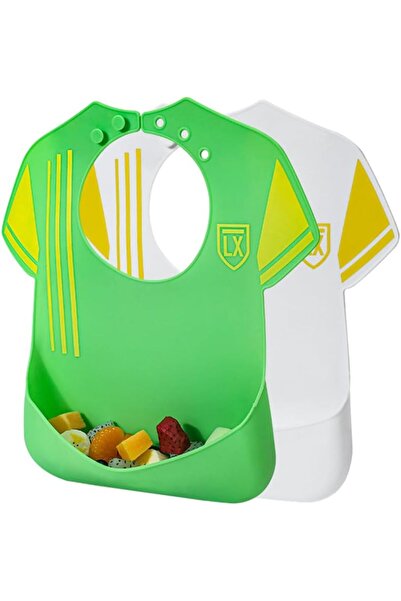 Arabest Silicone Baby Bibs,Waterproof Feeding Bibs for Boys and Girls,Soft Ad...