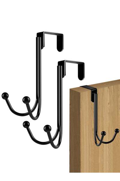 Arabest Over Door Hanger Hook,Stainless Steel Towel and Coat Rack,No Drill Do...