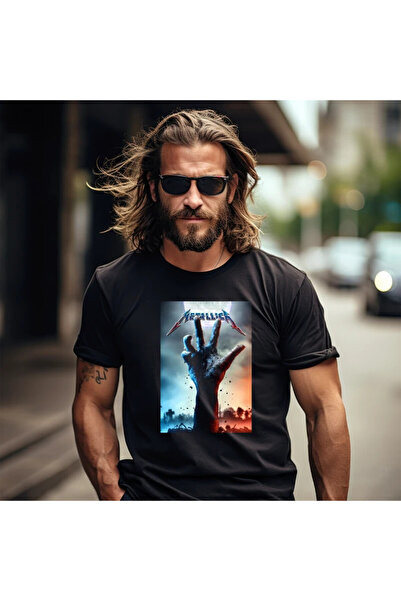 OKTANE Tricou Metallica model 5 negru M