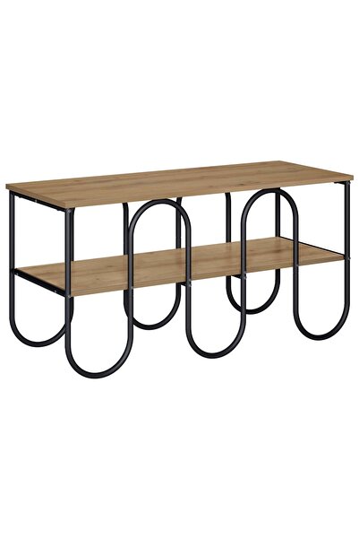vidaxl Suport TV 100 x 40 x 50 cm Stejar Artizanal Lemn prelucrat
