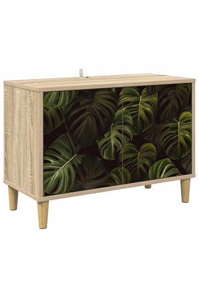 vidaxl Comodă TV ELBURG 69 x 33 x 50 cm Lemn prelucrat Sonoma