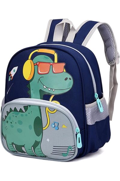 TERRIFI Toddler Backpack, Kids Dinosaur Backpack with Chest Strap, Lightweigh...