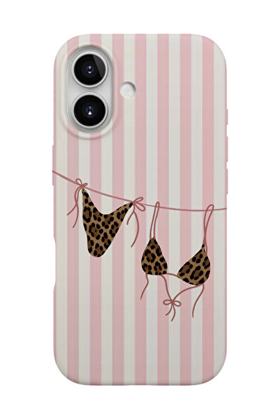 iPhone 17 Uyumlu Desenli Silikon Lansman Telefon Kılıfı K1203pembe.png