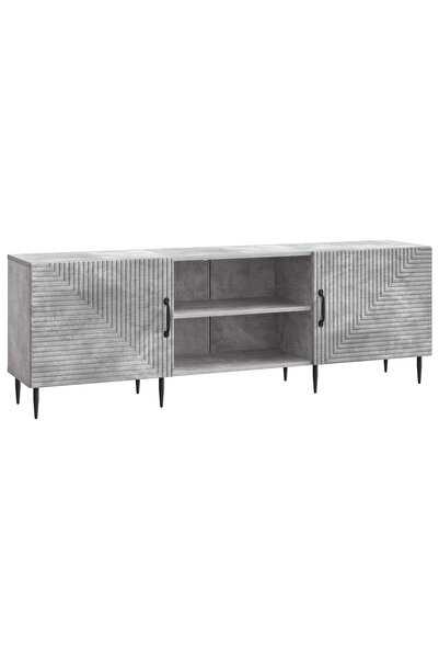 vidaxl Cabinet TV 150 x 31 x 50 cm Gri Beton Lemn prelucrat