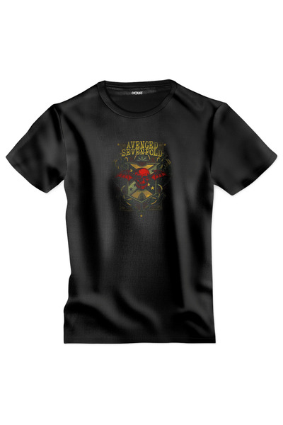 OKTANE Tricou rock Avenged Sevenfold model 9 negru 2XL