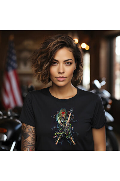 OKTANE Tricou Calavera model 5 negru S