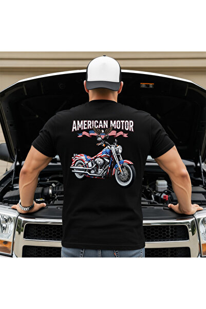 OKTANE American motorcycle t-shirt black 2XL