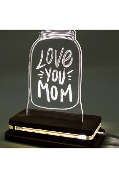 Generic Brand Φωτιστικό LED "Love You Mom" W00592