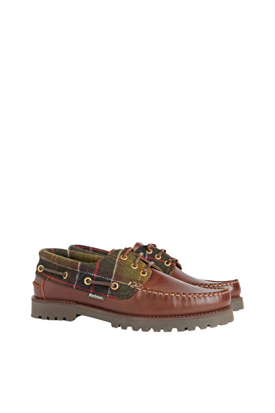 Barbour Deck Günlük Ayakkabı BR74 Brown Classic Tartan