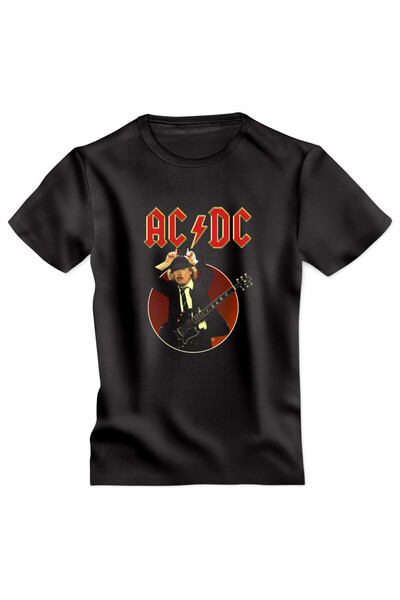 OKTANE Tricou ACDC model 11 negru L