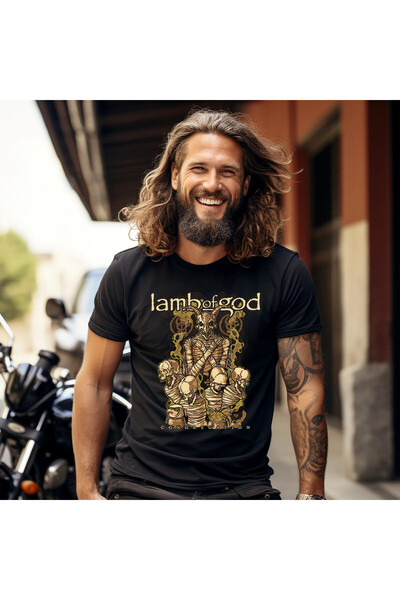 OKTANE Tricou Lamb of God model 7 negru 2XL