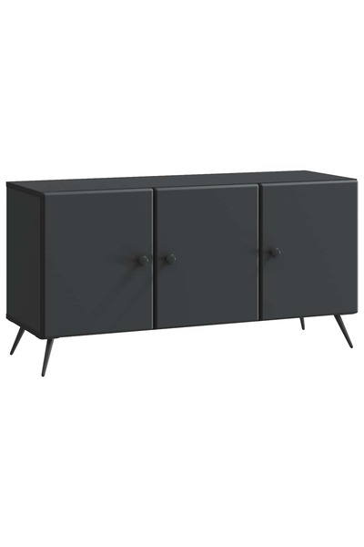 vidaxl Cabinet TV Negru 99 x 34,5 x 50 cm Lemn prelucrat