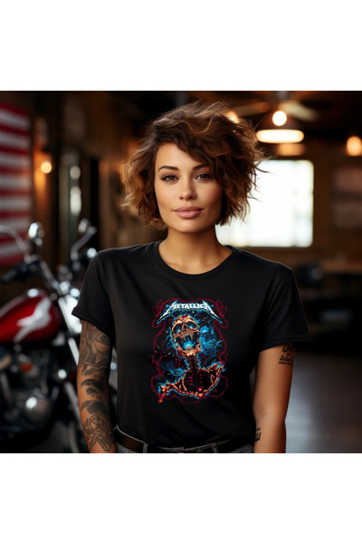 OKTANE Tricou Metallica model 69 negru 3XL