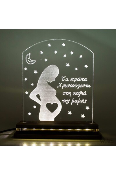 Generic Brand Φωτιστικό LED "Τα Πρώτα Χριστούγεννα" W00708