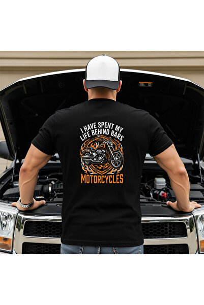 OKTANE Tricou I have spent my life riding motorcycles negru XL