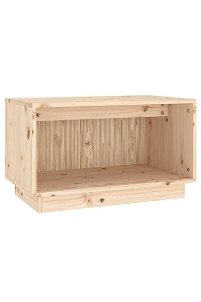 vidaxl Comodă TV, 60x35x35 cm, lemn masiv de pin