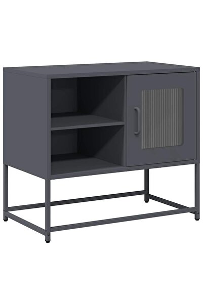 vidaxl Dulap TV, antracit, 68x39x60,5 cm, oțel