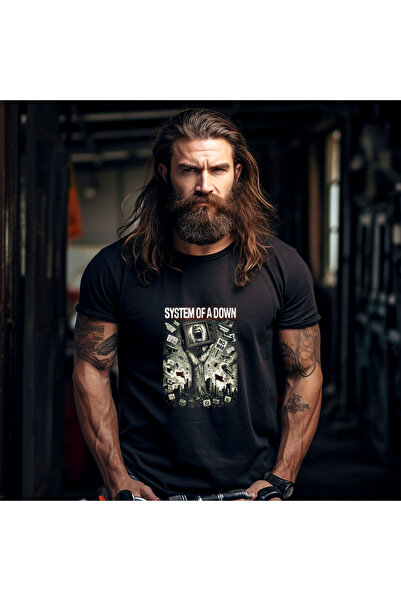OKTANE Tricou System of a Down model 1 negru XL