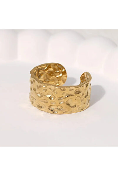 Peach Jewelry Δαχτυλίδι από ανοξείδωτο ατσάλι με γεωμετρικό σχέδιο και ένθετα...