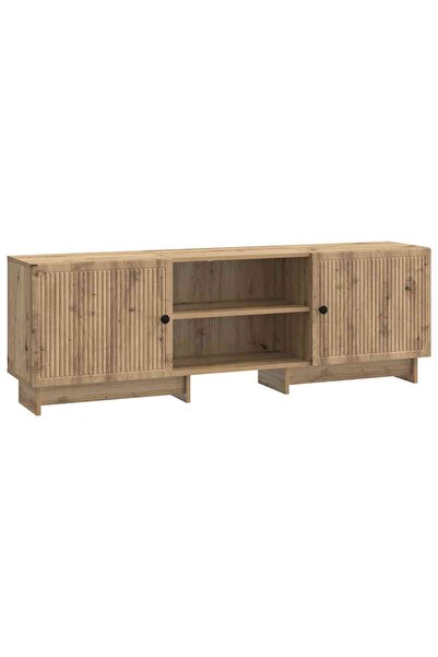vidaxl Cabinet TV 150 x 31 x 50 cm Stejar Artizanal Lemn prelucrat