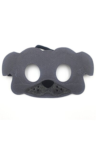 Funny Party Shop Dog mask for children, grey