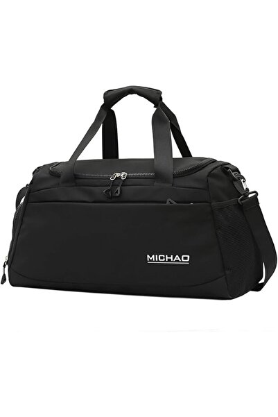 Qiccijoo Sports Gym Bag Travel Duffel Bag with Shoes Compartment and Wet Pock...