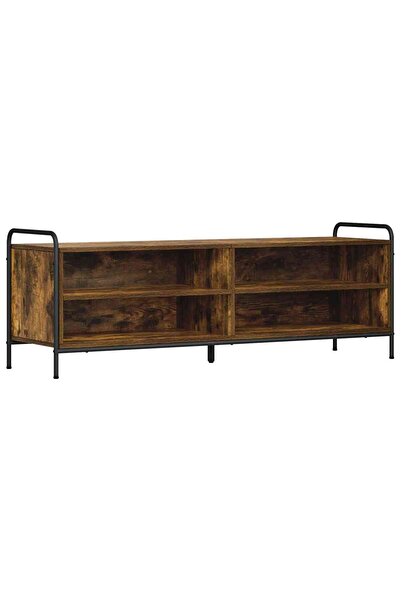 vidaxl Cabinet TV 140 x 39,5 x 50 cm Stejar fumuriu Lemn prelucrat