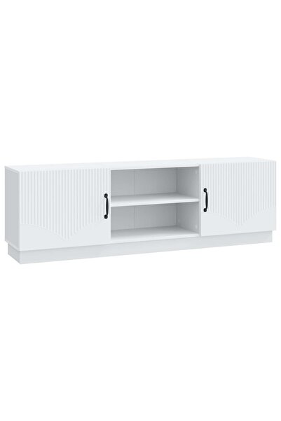 vidaxl Cabinet TV Alb 150 x 31 x 47 cm Lemn prelucrat