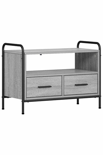 vidaxl Comodă TV 67,5 x 33 x 50 cm gri Sonoma Lemn prelucrat
