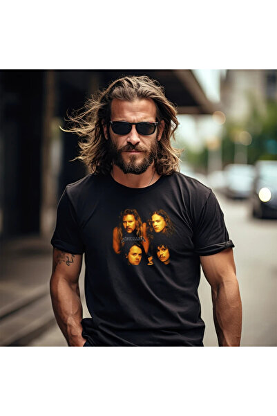 OKTANE Tricou Metallica model 8 negru M