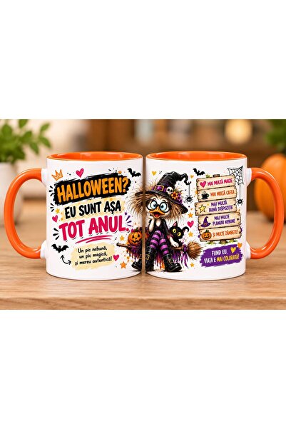 hiperborea Cană Halloween – „Halloween? Eu sunt așa tot anul!”