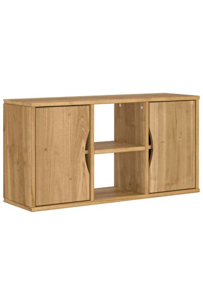 vidaxl Dulap TV „ODDA” 79x24x40 cm din lemn masiv de pin