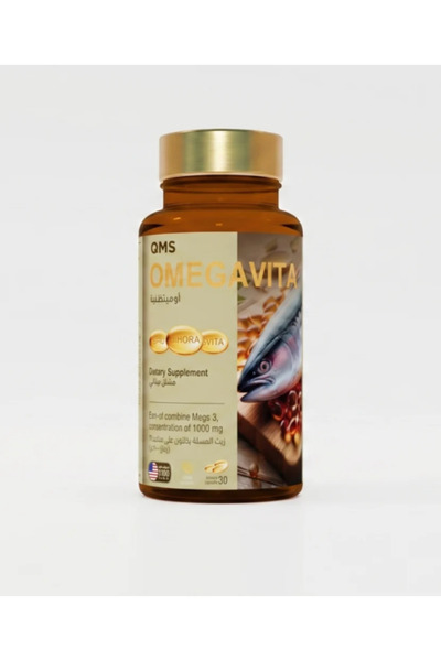 QMS Omegavita Omega 3 1000 mg Softgel Capsules 30 Capsules