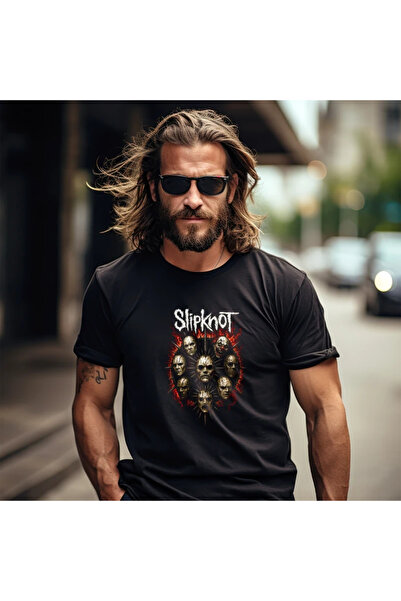 OKTANE Tricou Slipknot 2 negru S