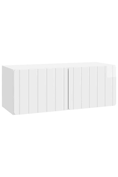 vidaxl Oglindă TV montată pe perete 78,5 x 31 x 30 cm Lemn prelucrat