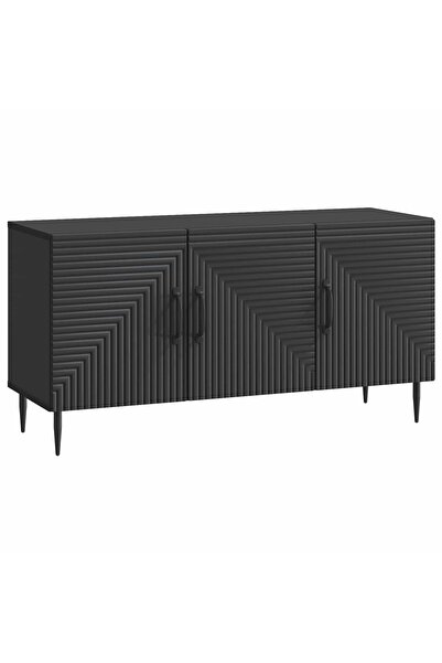 vidaxl Cabinet TV Negru 99 x 34,5 x 50 cm Lemn prelucrat