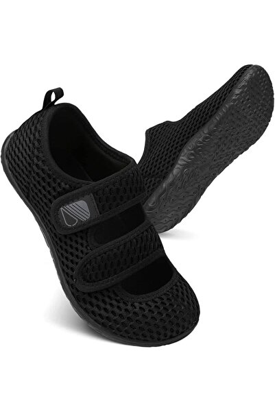 L RUNNZER L-RUN Womens Mens Walking Shoes Adjustable Diabetic Slippers Wide L...