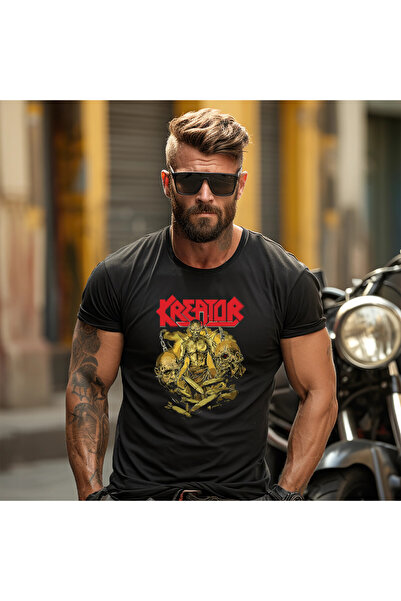 OKTANE Tricou cu imprimeu Kreator negru 2XL