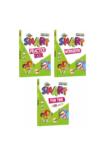 2027 2. Sınıf Practice Book + Workbook + Fun Time Seti 3 Kitap Maarif Model