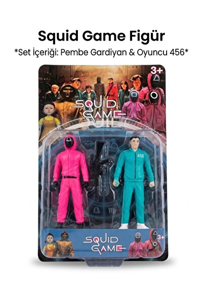 Genel Markalar Squid Game Oyuncak Karakter Figür [ SQUID GAME GARDIYAN VE OYU...