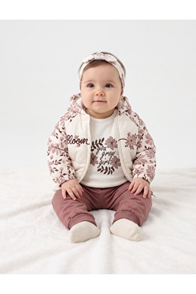 MiniKids Σετ You Grow Girl, με καφέ χρώμα