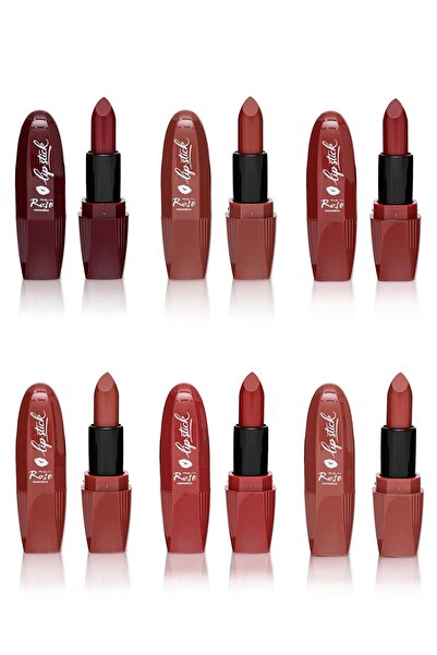 Roesıa Rose Cosmetics Rose Dazzlıng 6'lı, Mat Ruj Serisi